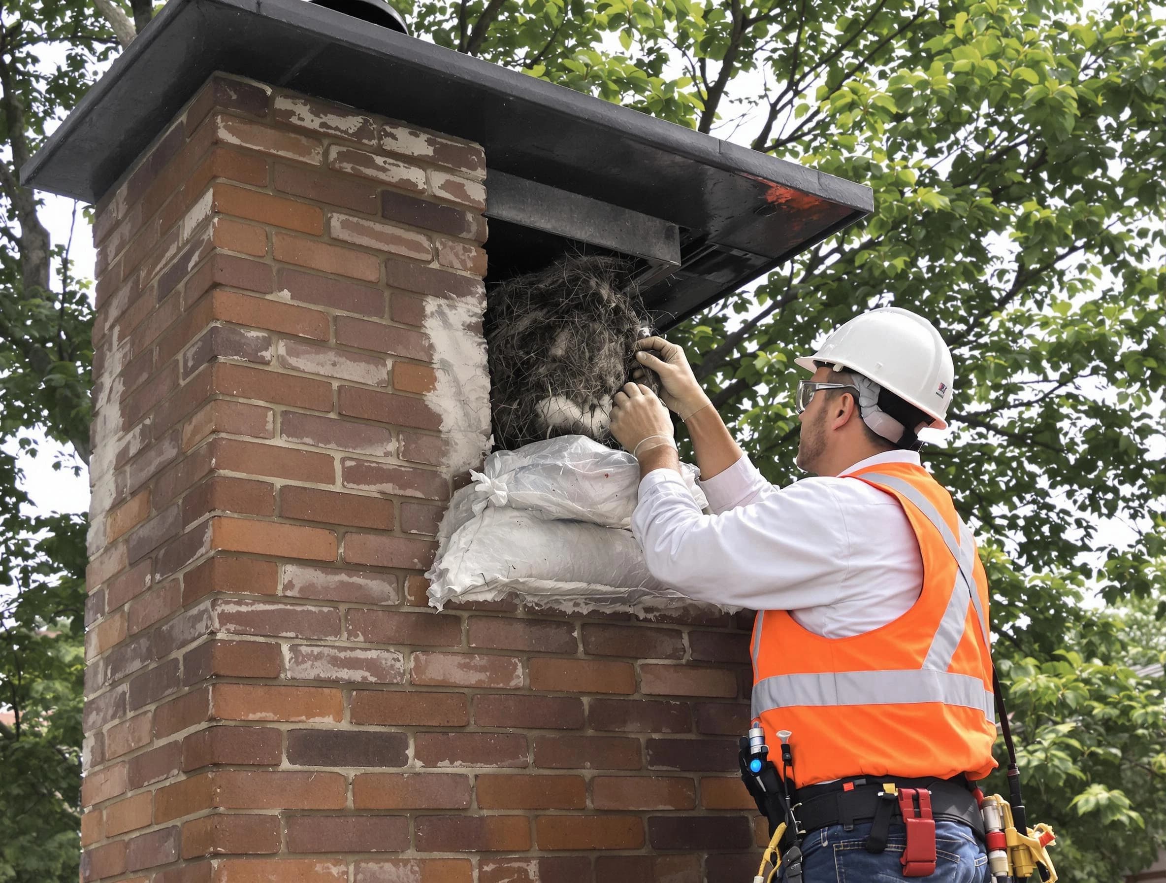 Humane removal of debris and animals by Frederick Chimney Sweep in Frederick, CO