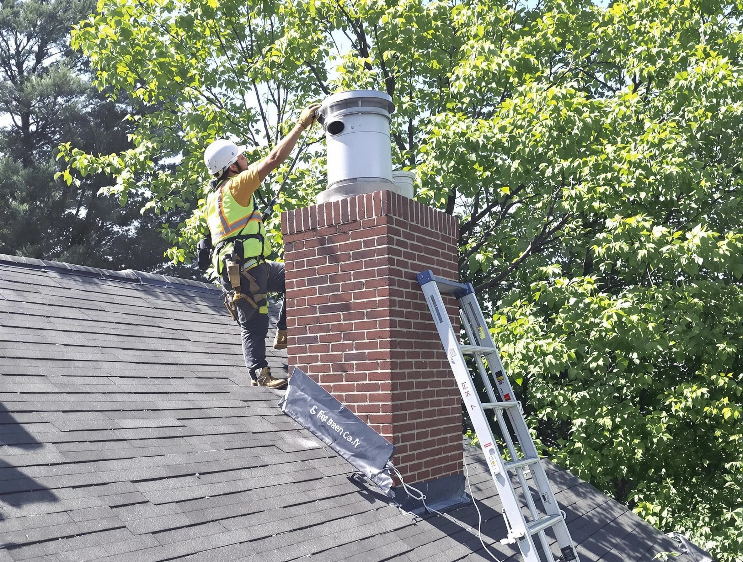 Chimney liner inspection by Frederick Chimney Sweep in Frederick, CO