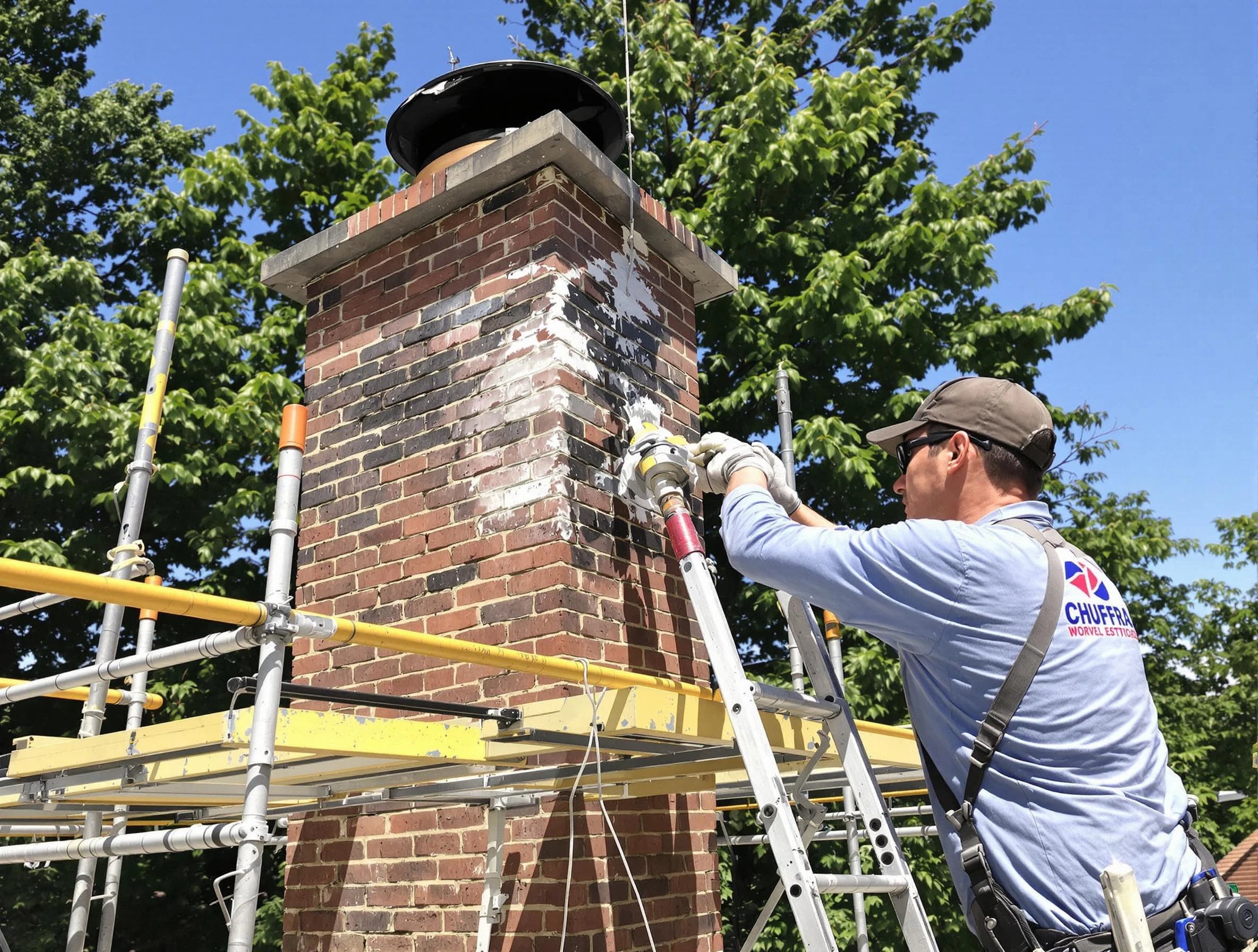 Structural chimney repair by Frederick Chimney Sweep in Frederick, CO