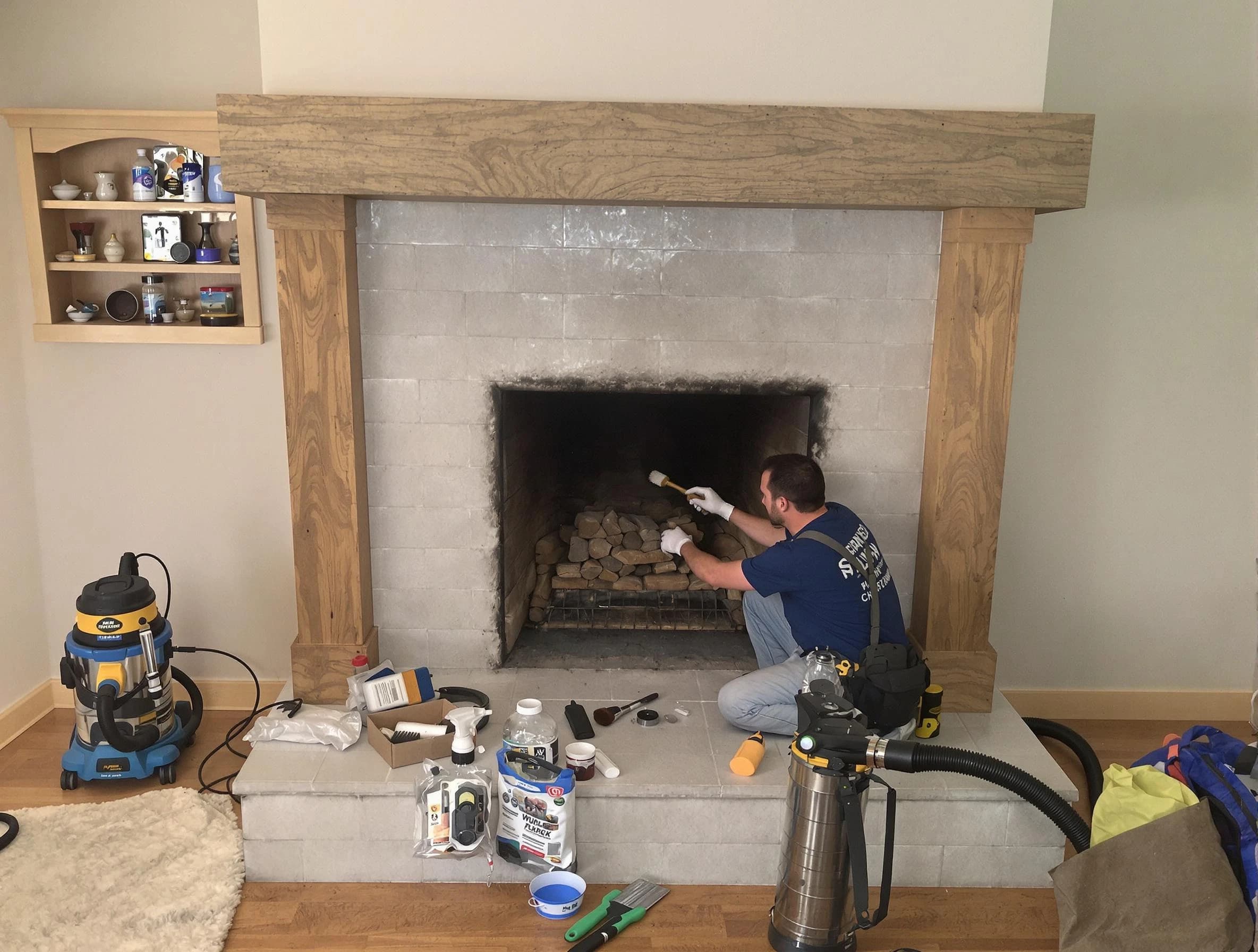 Detailed creosote removal process by Frederick Chimney Sweep in Frederick, CO