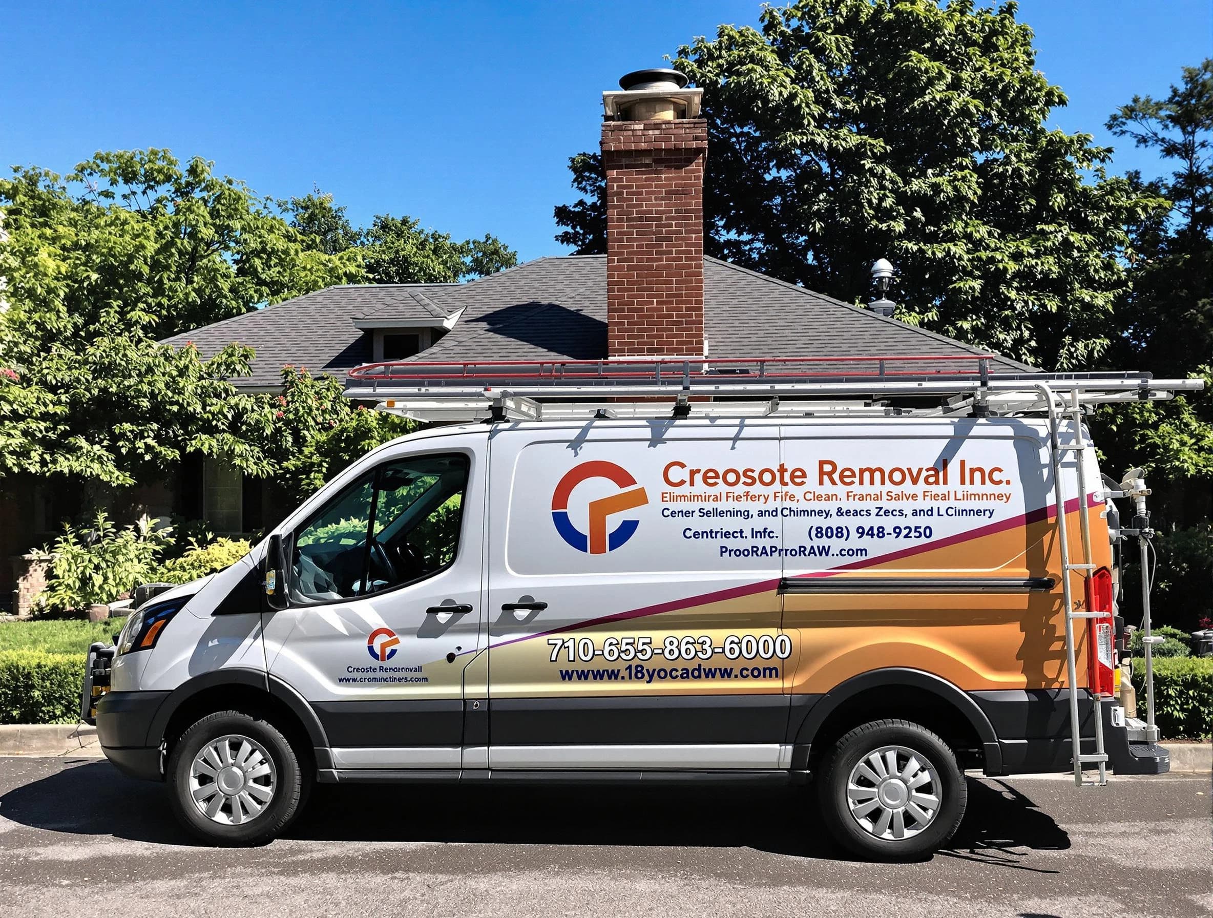 Frederick Chimney Sweep technician removing creosote safely in Frederick, CO