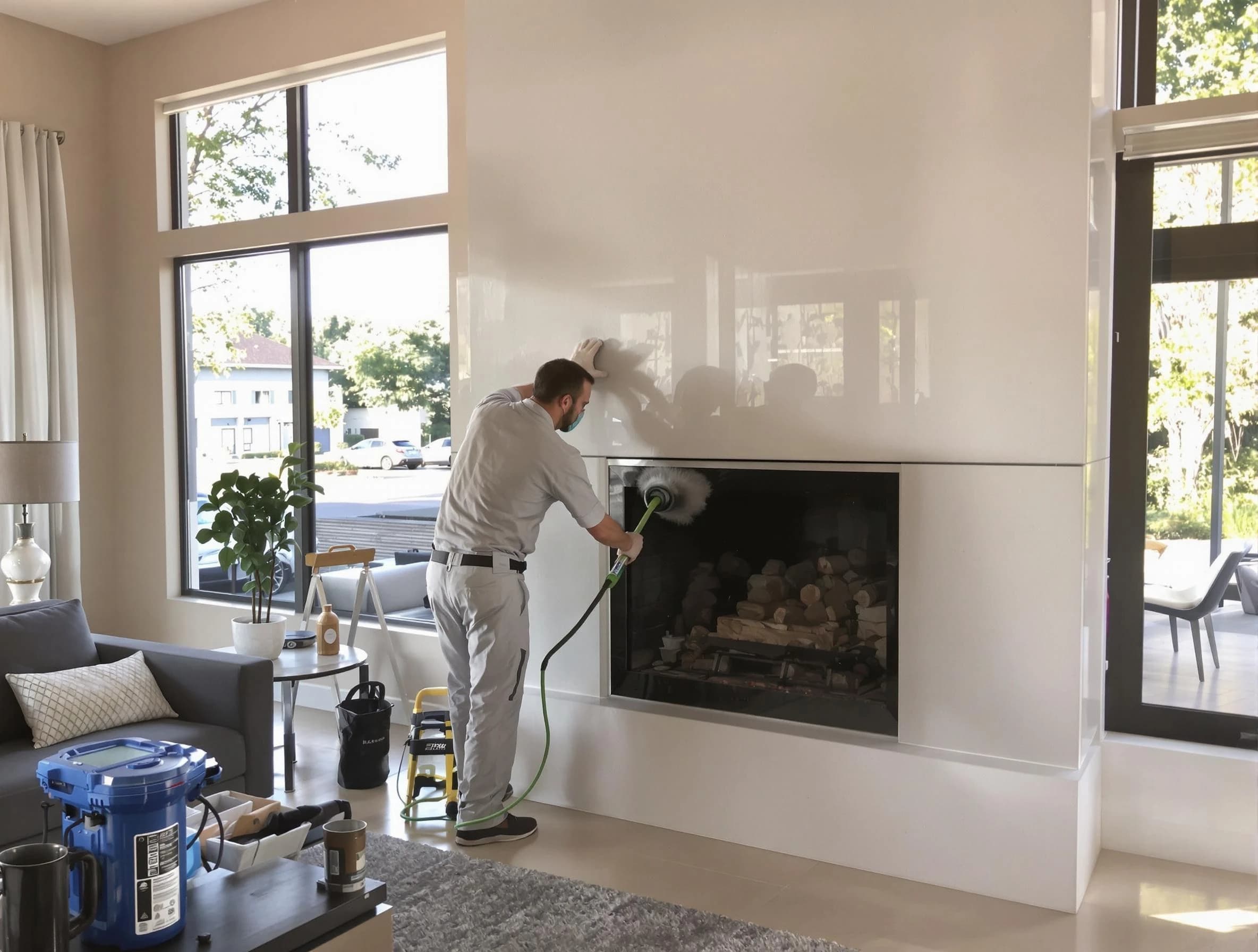 Frederick Chimney Sweep performing thorough soot removal in Frederick, CO