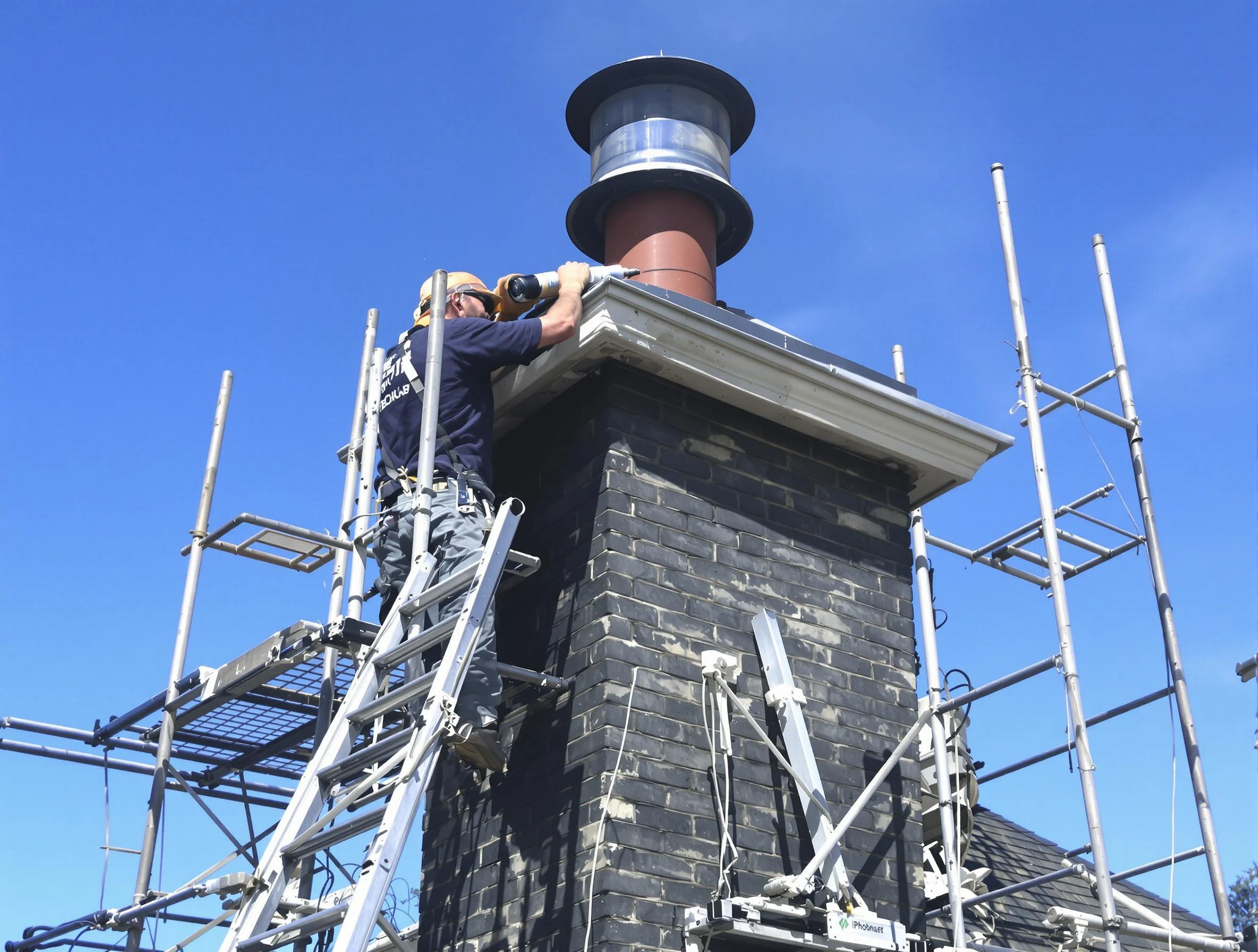 Sturdy chimney crown finished by Frederick Chimney Sweep in Frederick, CO