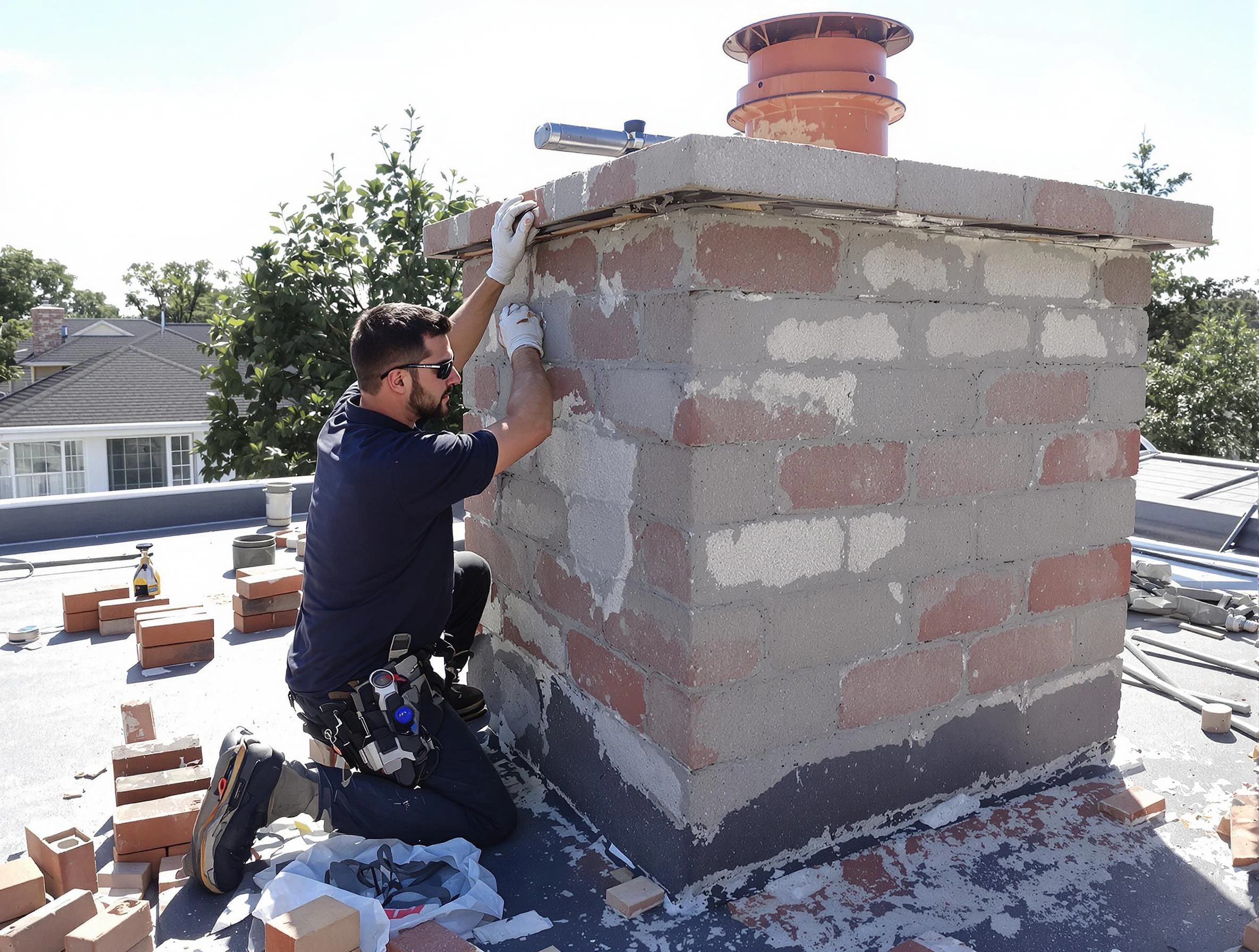 Advanced chimney repair process by Frederick Chimney Sweep in Frederick, CO