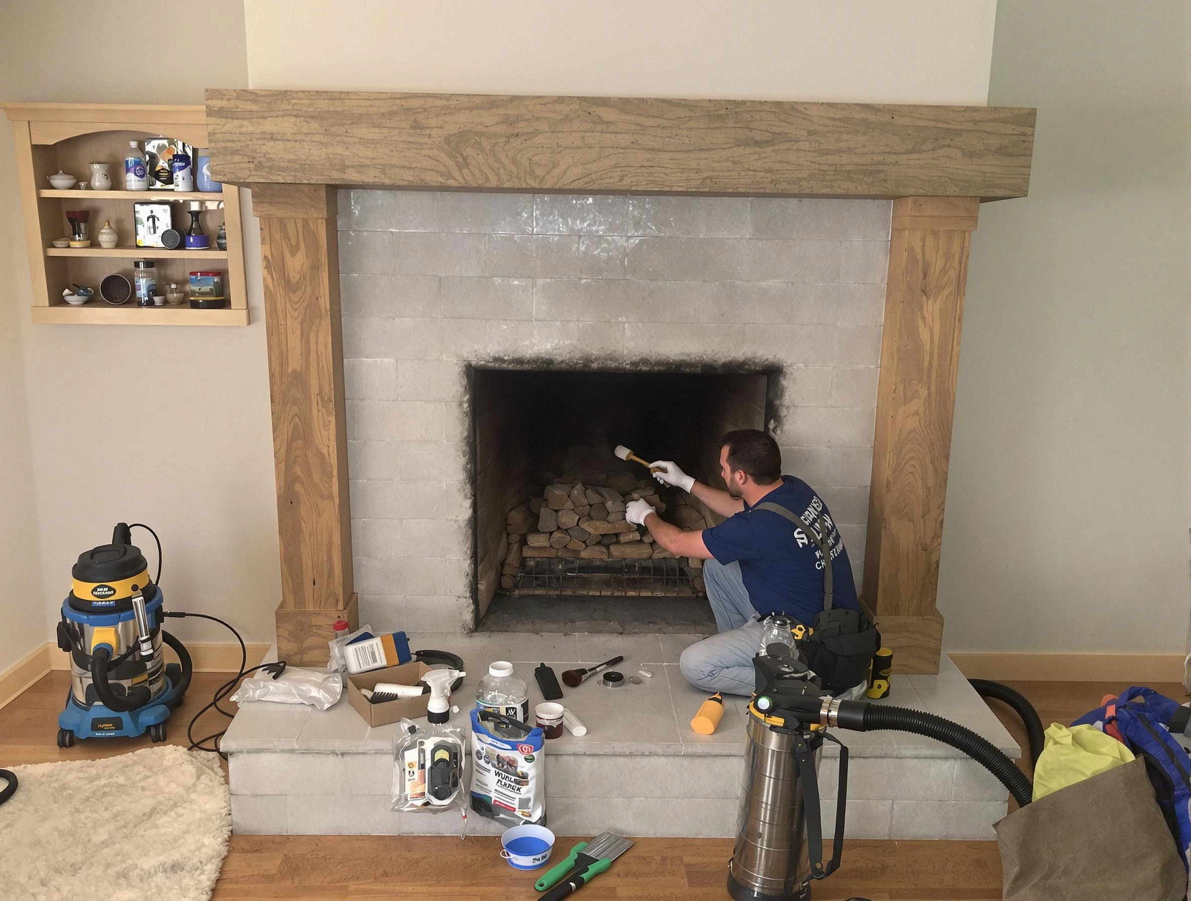 Detailed creosote removal process by Frederick Chimney Sweep in Frederick, CO